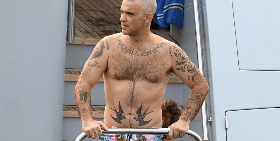 робби уильямс, семья, турция, отпуск