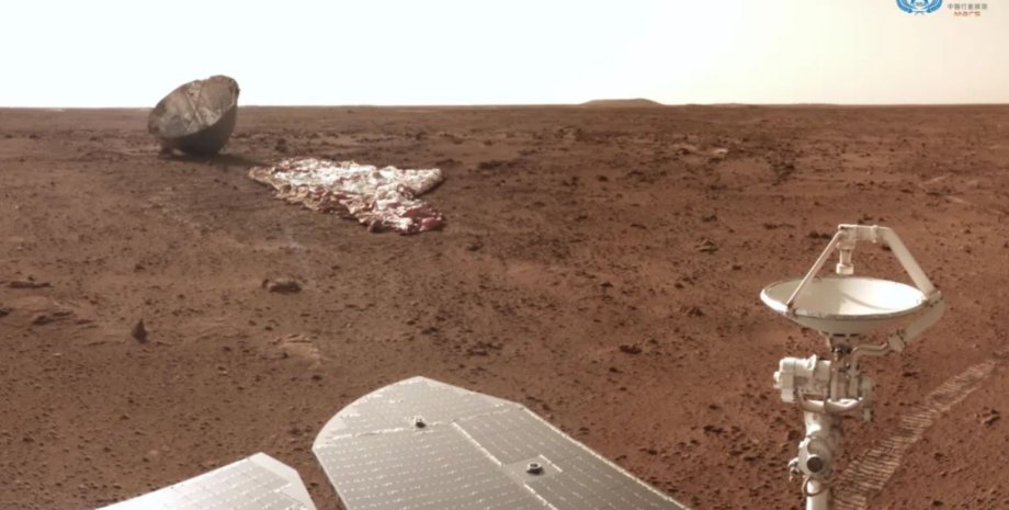 марсоход Чжуронг, Марс, поверхность, снимки