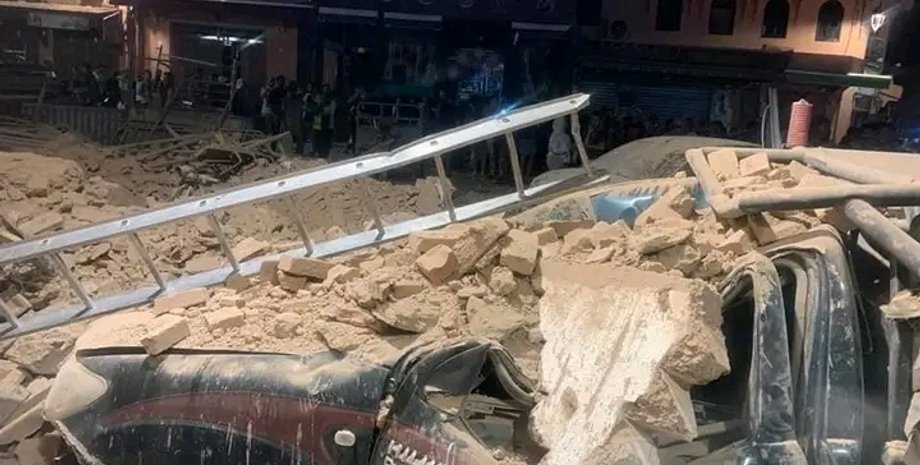 землетрус, машина, автомобіль, автомобіль, цегла