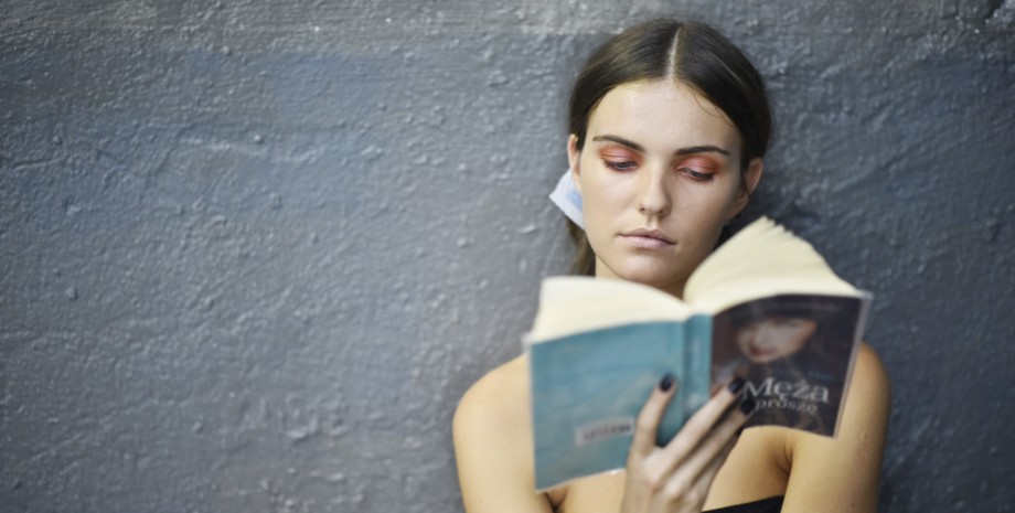 девушка с книгой книга, литература