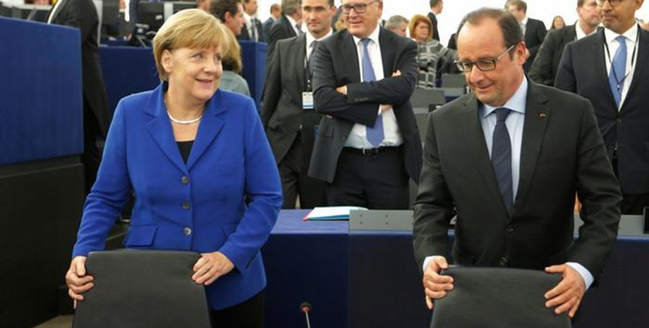 Ангела Меркель и Франсуа Олланд / Фото: Reuters