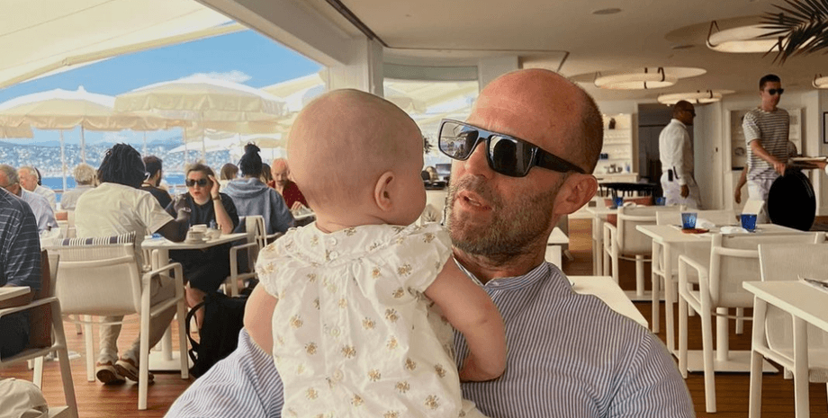 джейсон стейтем дочь, роузи хантингтон-уайтли, день отца 2023, джейсон стейтем дети