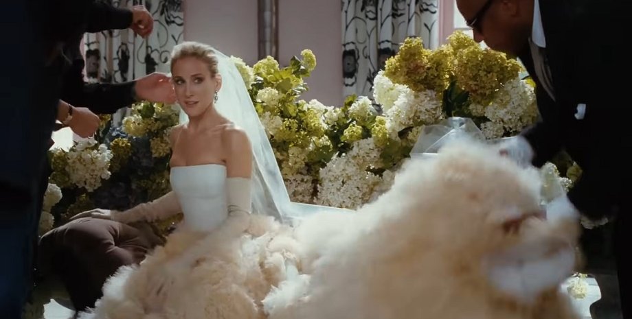 секс в большом городе, кэрри брэдшоу, свадебное платье