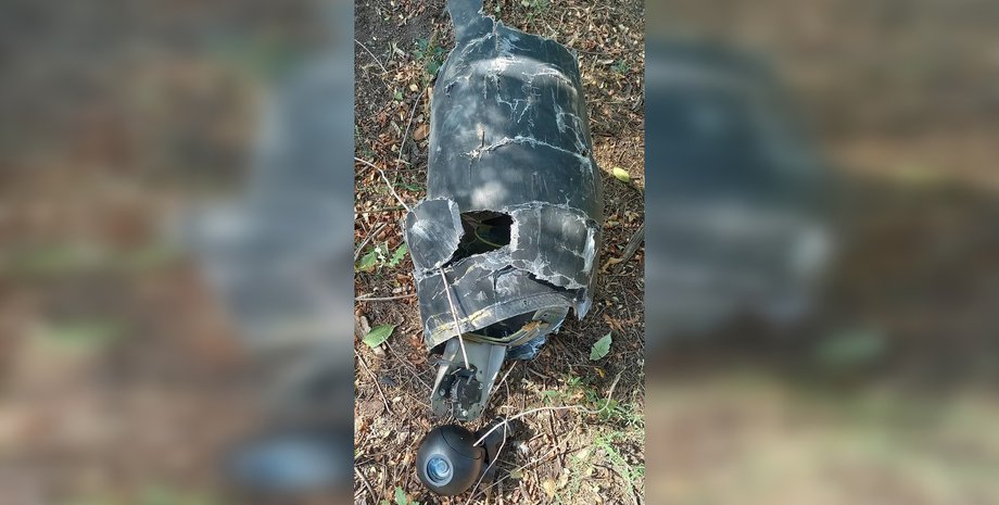 Обломки Шахеда на радиоуправлении