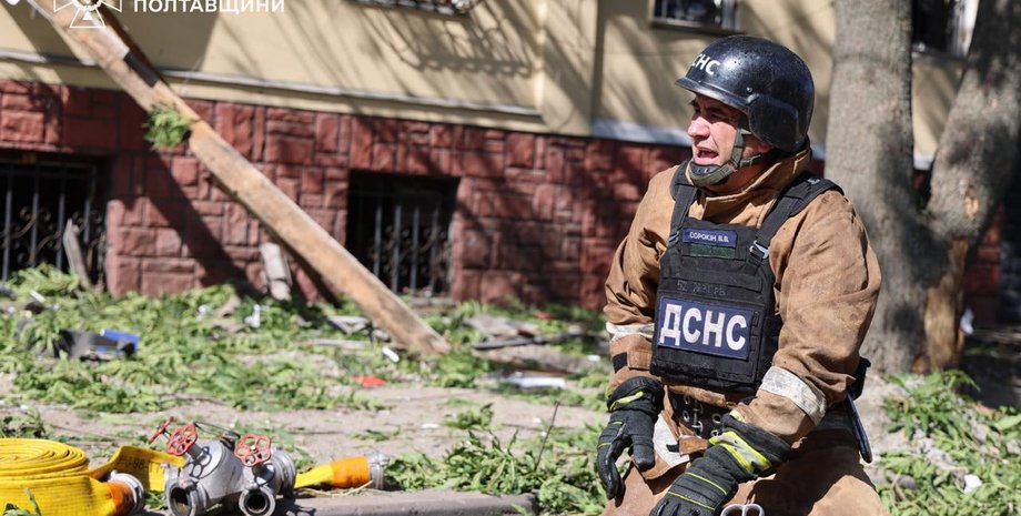 атака на тцк полтава, рятувальники, ліквідація наслідків