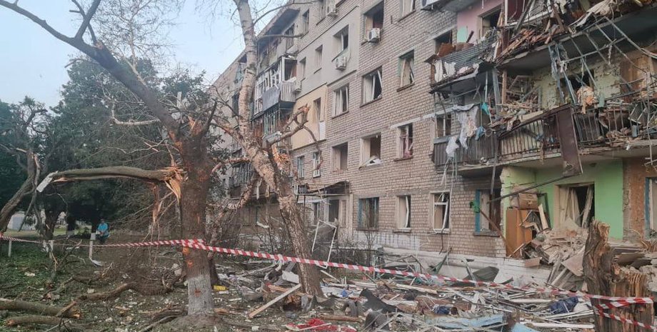 Обстрел на Харьковщине, последствия обстрела, авиабомба