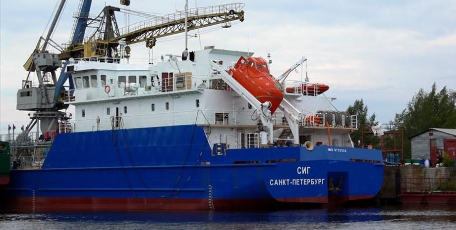 Танкер Sig, корабель, судно, РФ, Росія, флот, морські дрони, Чорне море, Керченська протока