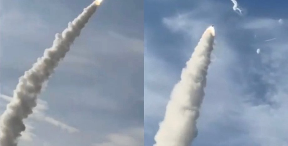 HIMARS, ракета, дым