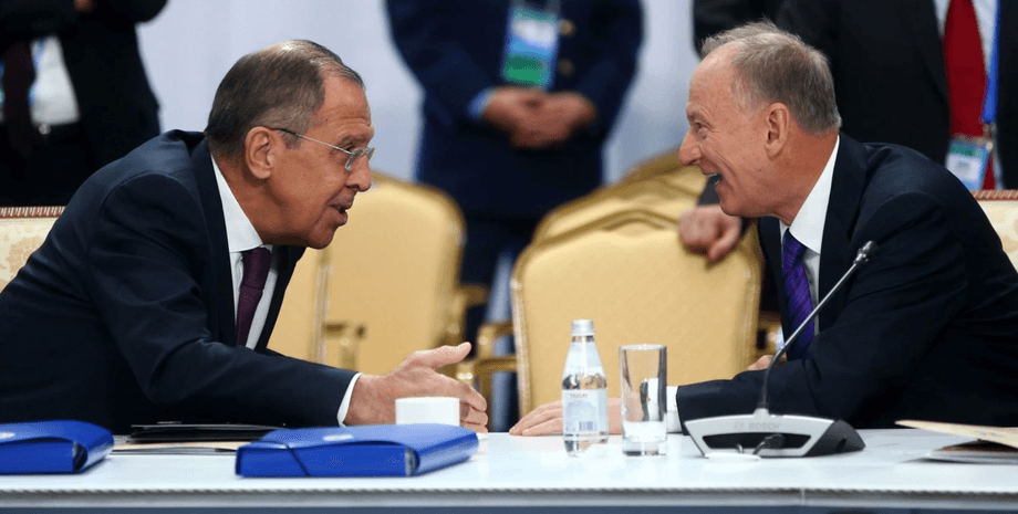 Лавров і Патрушев, Рада безпеки РФ, Рада безпеки РФ, десатанізація України, тоталітарні секти, цілі війни, війна проти України