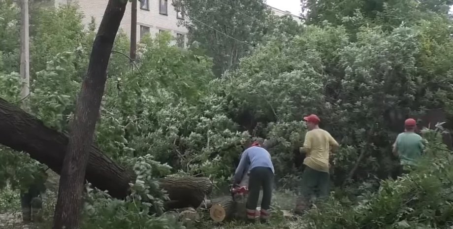 Дружковка, стихия, непогода,