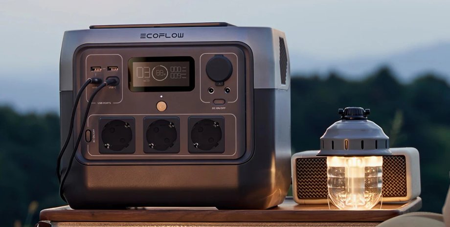 Отключение света в Украине поможет пережить зарядная станция EcoFlow River 2 Pro