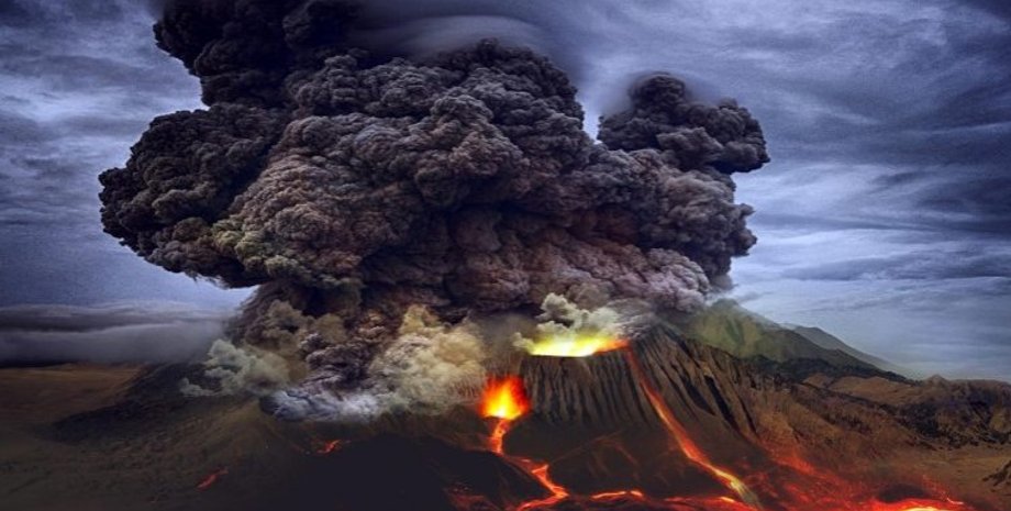 Вулкан, извержение