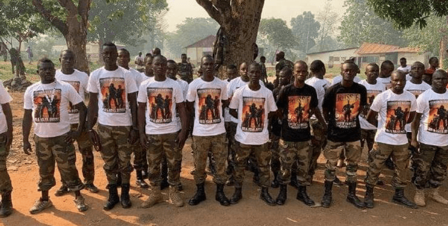 чвк вагнер, цар, футболки, россия, частная военная компания, центральная африка