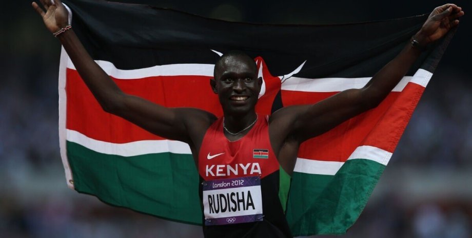 рудиша, легкоатлет, флаг кении
