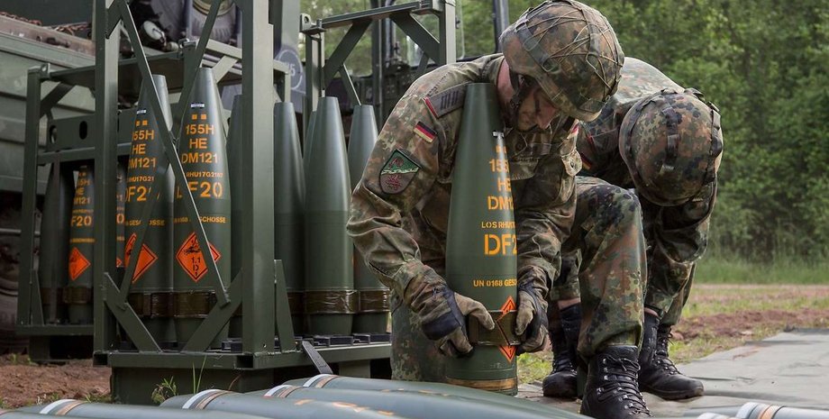 германія снаряди, германія боєприпаси, 155-мм снаряди, артилерійські боєприпаси