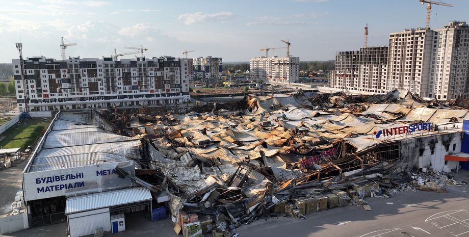 Буча, разрушения, ущерб