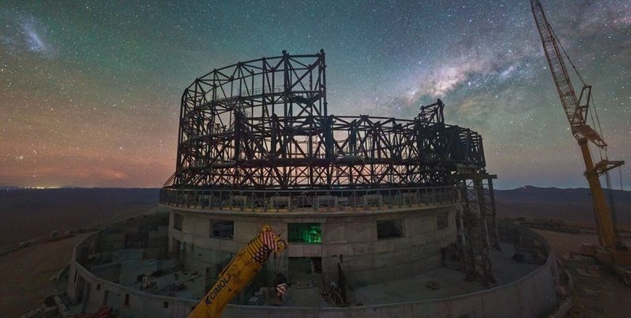 телескоп, строительство, капсула времени, проект, фото, снимки, галактика, космос, фотография, Чили, Атакама, пустыня, пустыня, вселенная, исследования, наука