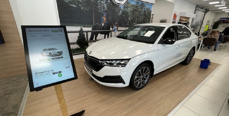 Skoda Octavia, продажи авто в РФ, санкции против РФ, авторынок россии, продажи авто в россии, продажи новых авто