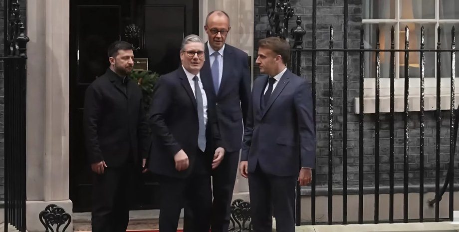 Зеленський, Стармер, Мерц, Макрон у Лондоні