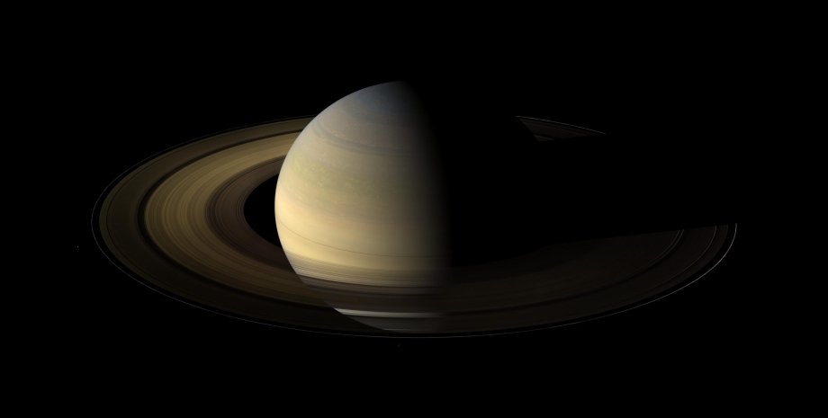Сатурн, кольца, космос, фото