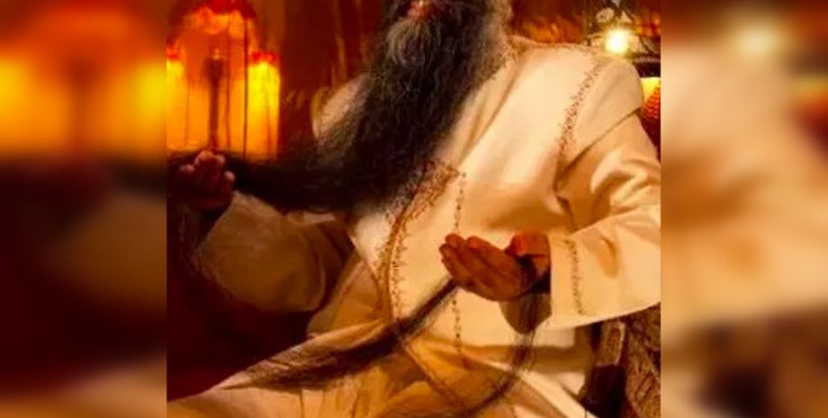 Житель Канады Сарван Сингх, самая большая борода, самая большая борода длина