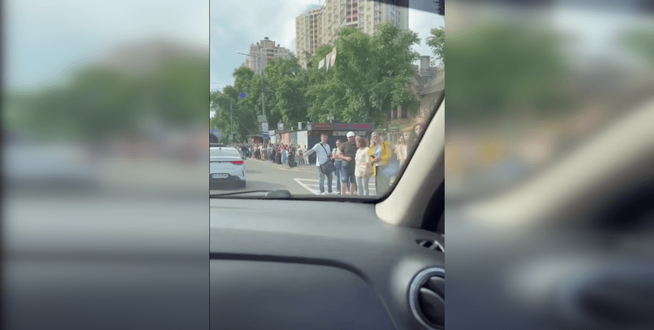 Обстрел Киева вызвал транспортный коллапс