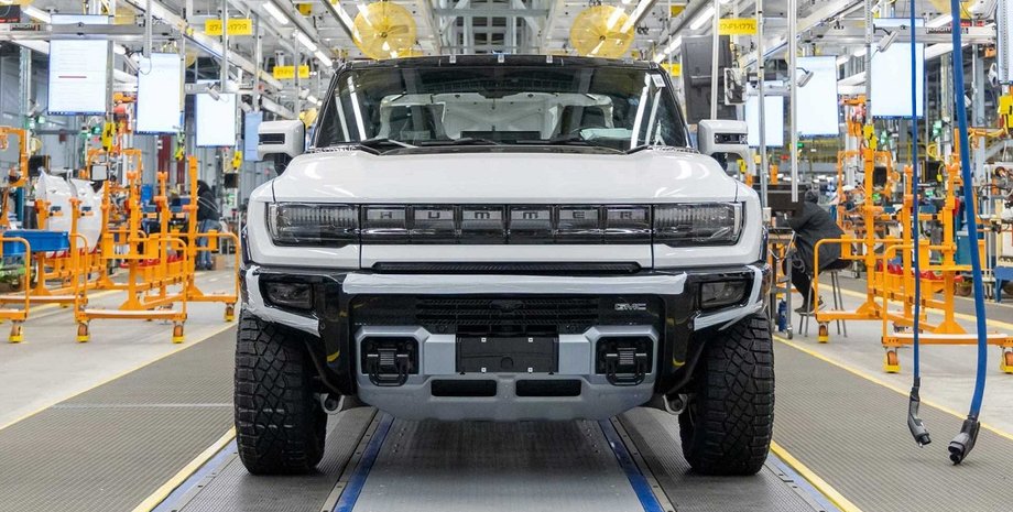 Электрокар Хаммер, электромобиль Хаммер, GMC Hummer EV, Новый GMC Hummer EV SUV, GMC Hummer EV SUV