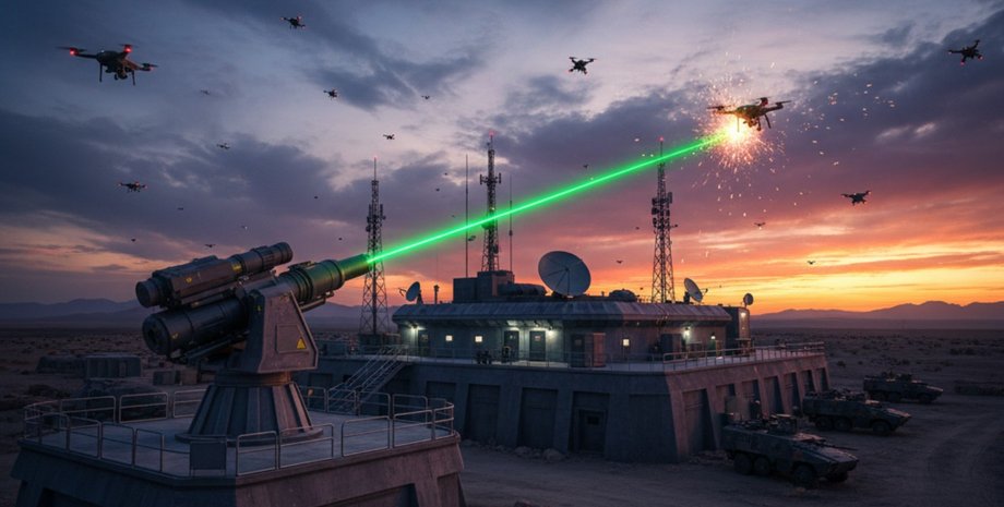 лазер проти бпла лазерна зброя лазерна зброя дрони