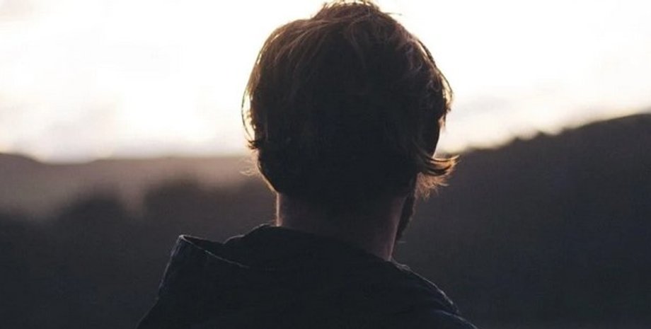 закат, одиночество, мужчина