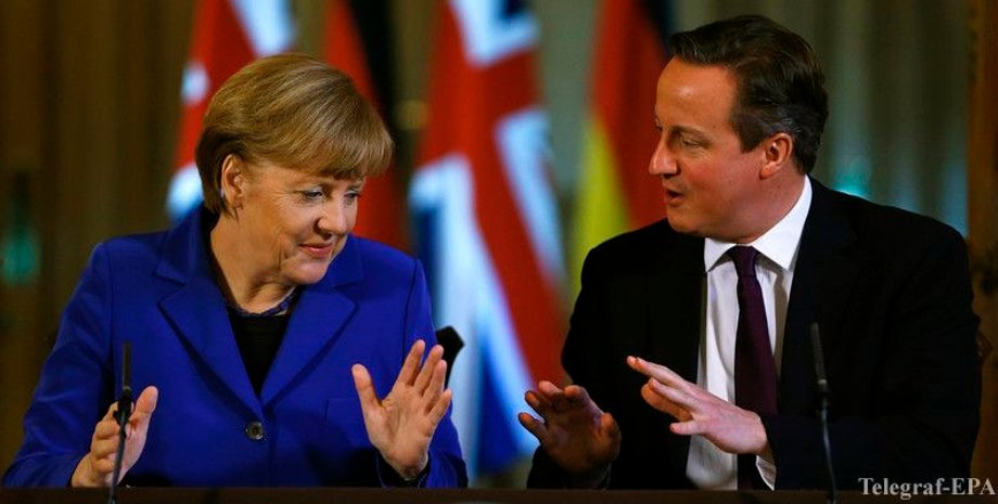 Ангела Меркель и Дэвид Кэмерон / Фото: Telefraf-EPA