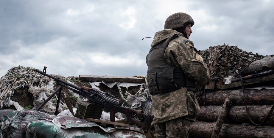 Український військовий Український військовий на полі бою