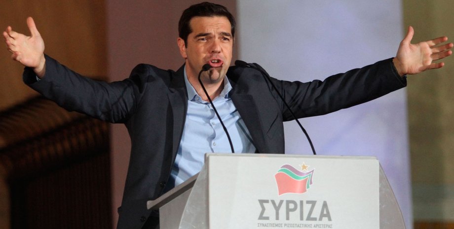 Алексис Ципрас, лидер СИРИЗА / фото Getty