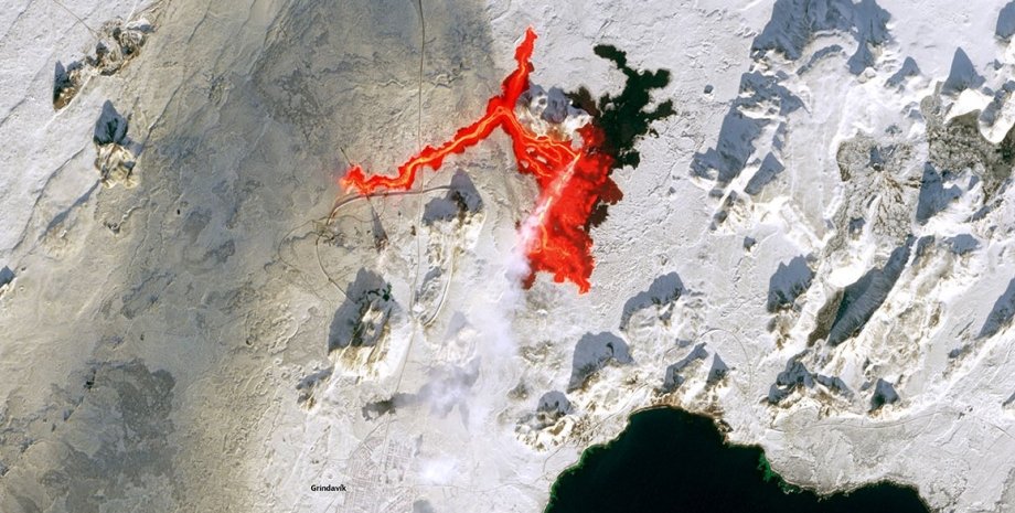 извержение вулкана, извержение вулкана исландия