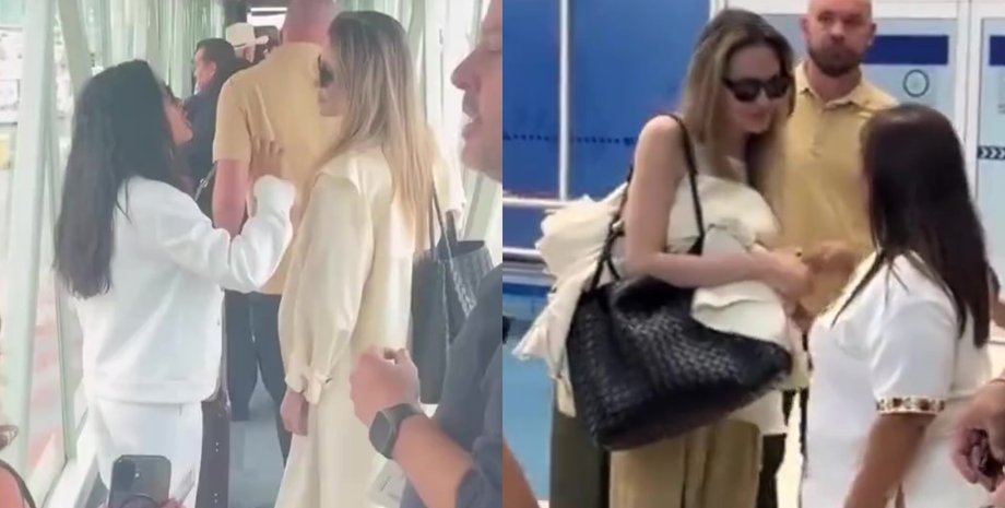 Анджелина Джоли и Сальма Хайек в Мехико