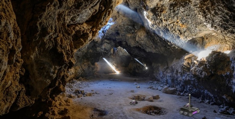 Марс, марсохід, печера