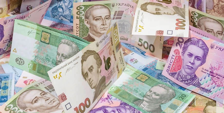 гривны, деньги, наличные, банк