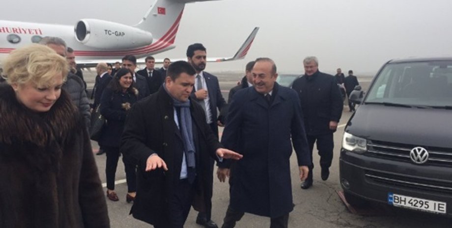 Павел Климкин и Мевлют Чавушоглу/Фото: Twitter/KaterynaZelenko