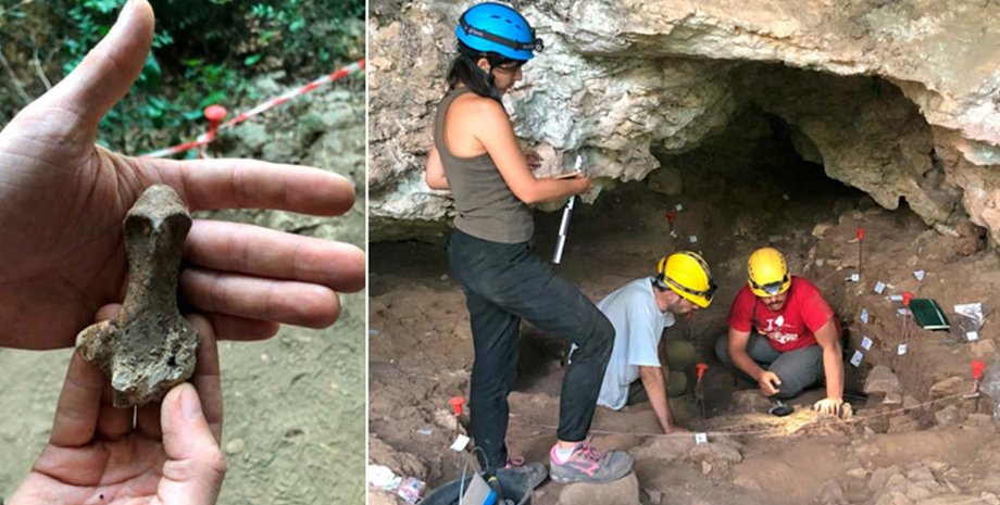 Пещера Баттифратта, глиняная женская фигурка, старинная кукла, первобытное общество, ритуалы, загробная жизнь, неолит, земледельческие общины, археологические раскопки, университет Сапиенца, Сабина, Италия, археология, находка