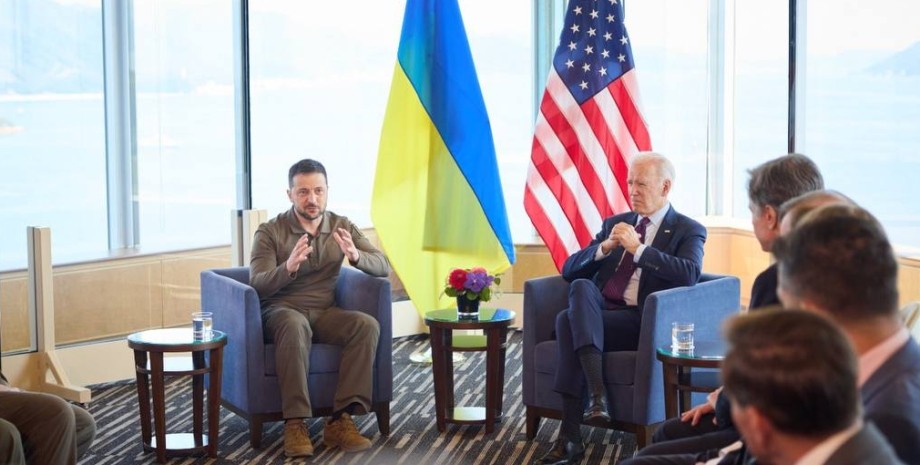 Владимир Зеленский и Джо Байден помощь США, президент США, Джо Байден, Владимир Зеленский, Андрей Ермак, саммит G7, переговоры в Японии