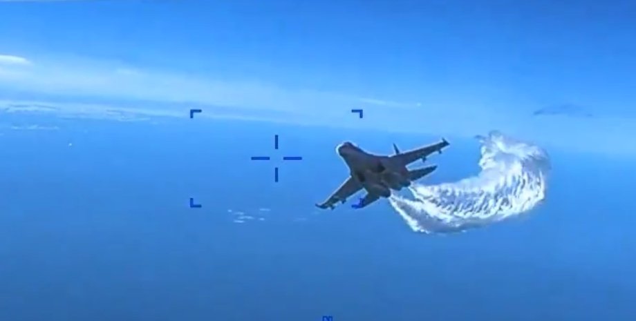 атака бпла истребителем су-27