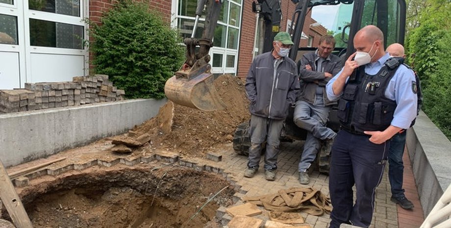 тоннель, германия, грабители, банк