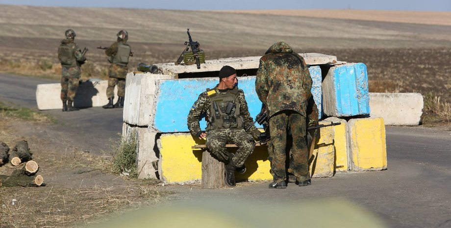 Блокпост АТО в Донбассе / Фото пресс-центра АТО