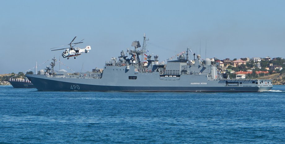 удар по кораблю РФ