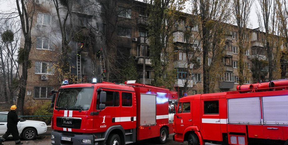 Последствия обстрелов Киева