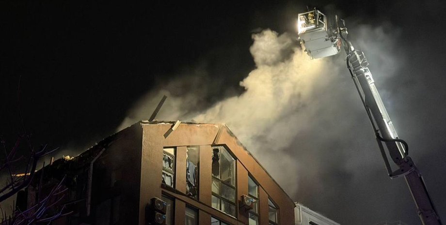 Последствия атаки ВС РФ на Киевщине