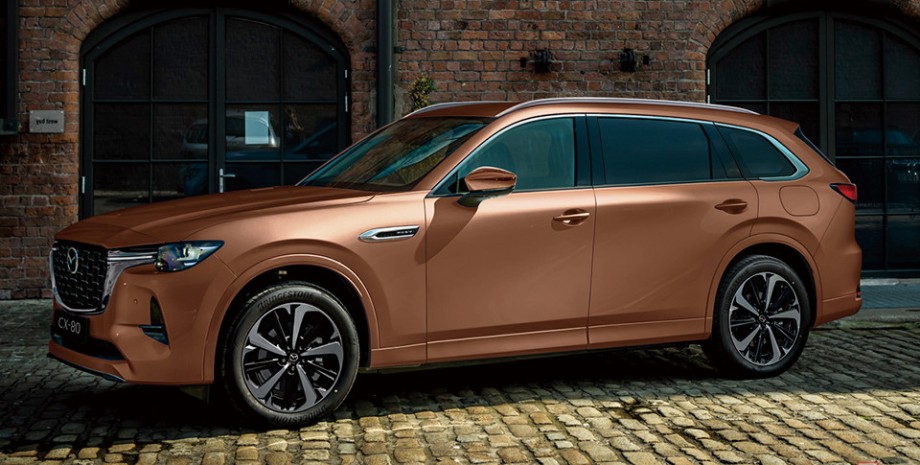 Mazda CX-80 Mazda CX-80, новая Mazda CX-80, Mazda CX-80 2024, кроссовер Mazda, Mazda CX-60