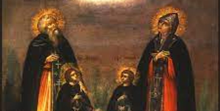 Изображение Ксенофонта, Марии, Иоанна и Аркадия