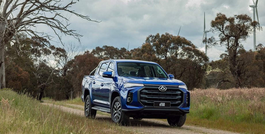 LDV eT60, пікап LDV eT60, новий LDV eT60, електромобіль LDV eT60, електричний пікап LDV