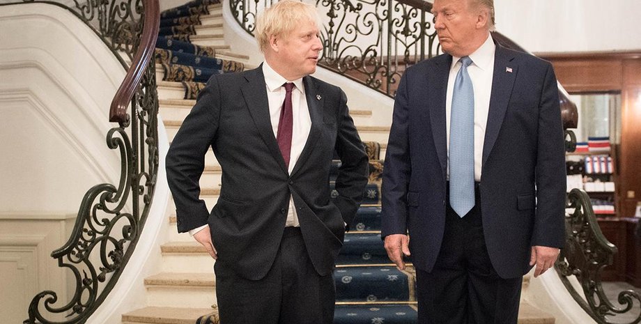 Дональд Трамп, Борис Джонсон, война в Украине, мирный план трампа, война в Украине