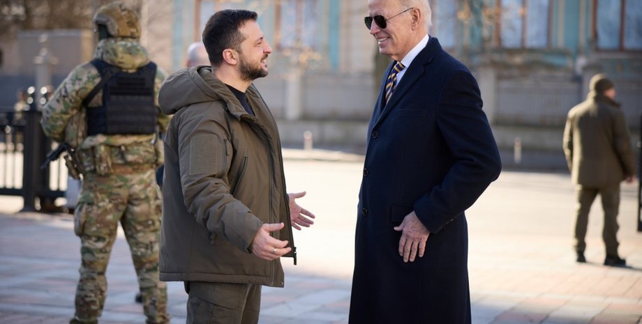 Владимир Зеленский, Джо Байден, киев, визит